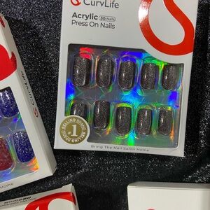 CurvLife Acrylic Press On Nails